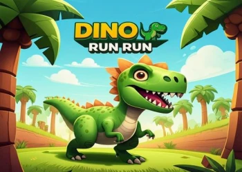 Play Dino run run online for free at PlotyGames