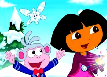 Play Dora Find 5 Differences online for free at PlotyGames