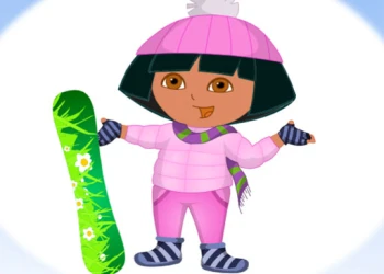 Play Dora Ski Dress up online for free at PlotyGames