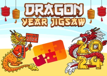 Play Dragon Year Jigsaw online for free at PlotyGames
