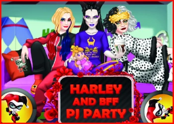 Dress Up Game: Harley and BFF PJ Party - Free girls game online at plotygames