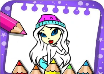 Play Easy Bratz Coloring online for free at PlotyGames