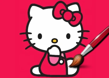 Play Easy Coloring Kitty online for free at PlotyGames