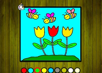 Play Easy to Paint Spring Time online for free at PlotyGames