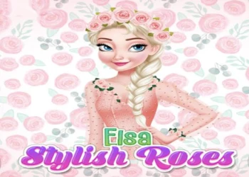 Elsa Frozen Stylish Roses - Free girls game online at plotygames