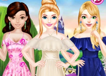 Play Fashion Off The Shoulder Dress online for free at PlotyGames