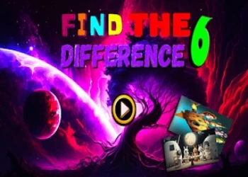 Find The 6 Difference - Free brain game online at plotygames