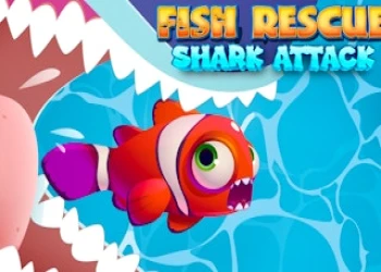Play Fish Rescue Go - Shark Attack online for free at PlotyGames