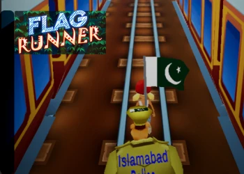 Flag Runner - Free hypercasual game online at plotygames