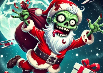 Play Flappy Zombie Santa Christmas Game online for free at PlotyGames