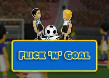 Flick n Goal - Free soccer game online at plotygames