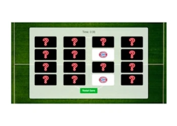 Play Football Match Memory online for free at PlotyGames