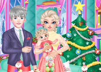 Frozen Family Christmas Preparation - Free girls game online at plotygames