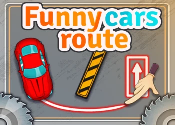 Play Funny Cars Route online for free at PlotyGames