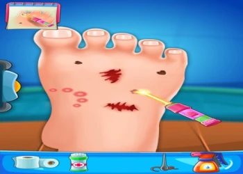 Play Funny Foot Doctor online for free at PlotyGames