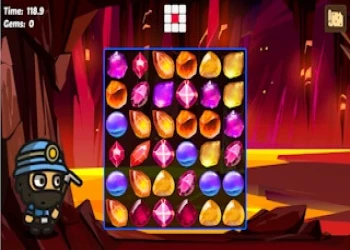 GemMine Match 3 - Free match-3 game online at plotygames