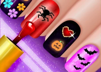 Play Glow Nails Halloween online for free at PlotyGames