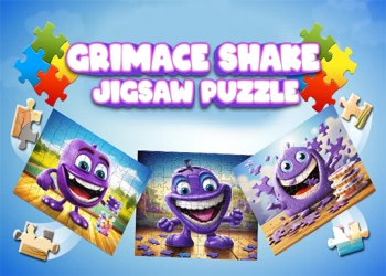 Play Grimace Shake Jigsaw Puzzlef online for free at PlotyGames