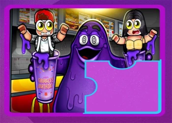 Play Grimace Shake Puzzle online for free at PlotyGames