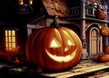 Play Halloweem Pumpkin Adventure online for free at PlotyGames