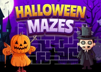 Play Halloween Mazes online for free at PlotyGames