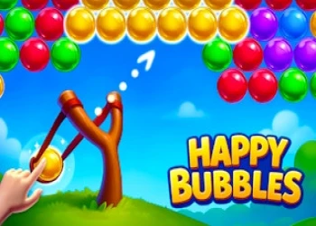 Play Happy Bubbles online for free at PlotyGames