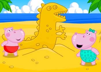 Play Hippo Beach Adventures online for free at PlotyGames