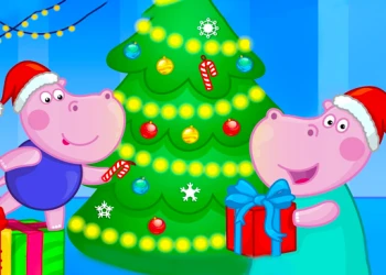 Play Hippo Christmas Calendar online for free at PlotyGames