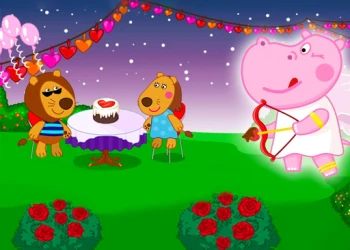 Hippo Valentine Cafe - Free girls game online at plotygames