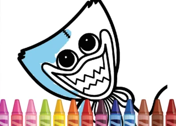 Play Huggy Coloring online for free at PlotyGames
