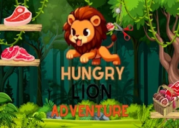 Hungry Lion Adventure - Free animal game online at plotygames