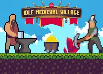 Idle Medieval Village - Free action game online at plotygames