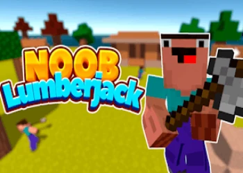 Play Idle Noob Lumberjack online for free at PlotyGames