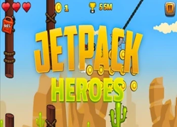 Jetpack Heroes - Free skill game online at plotygames