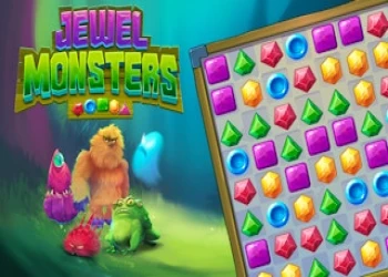 Jewel Monsters - Free monster game online at plotygames