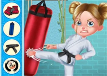 Karate Girl Vs School Bully Game - Free action game online at plotygames