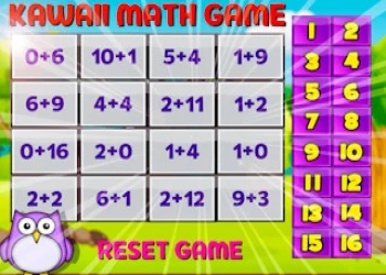 Kawaii Math Game - Free math game unblocked