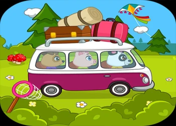 Play Kids camping online for free at PlotyGames