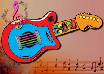Play Kids Guitar Music Time online for free at PlotyGames