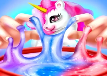 Play Kids Unicorn Slime  online for free at PlotyGames