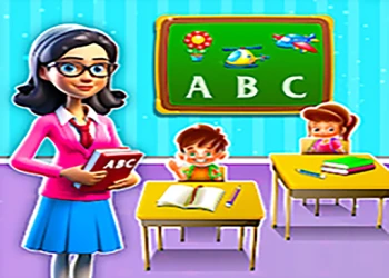 Play Kindergarten School Teacher online for free at PlotyGames