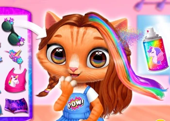 Kitty Animal Hair Salon - Free girls game online at plotygames