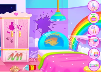 Play Kitty Kate House Cleaning online for free at PlotyGames