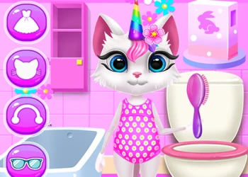 Play Kitty Unicorn Daily Care online for free at PlotyGames