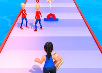 Knock em' Pillow - Free runner game online at plotygames