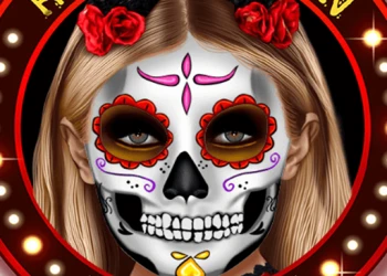Play Kylie Jenner Halloween Face Art online for free at PlotyGames