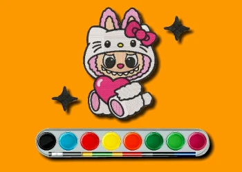 Play Labubu Coloring Adventure online for free at PlotyGames