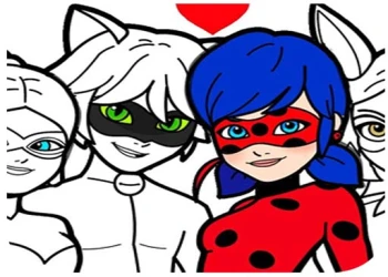 Play LadyBug Coloring Book With Magic Pen online for free at PlotyGames