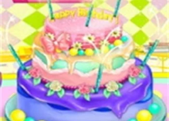Little Girl Birthday Cake - Free girls game online at plotygames
