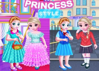 Play Little Girls School vs PrincessStyle online for free at PlotyGames